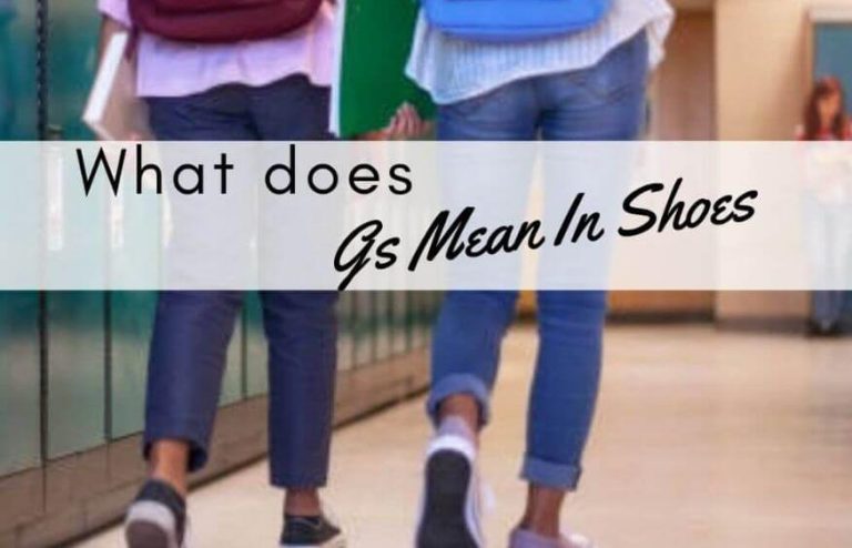 What Does GS Mean In Shoes? With Easy Size Chart To Follow