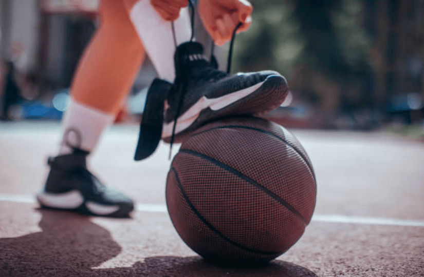 Basketball shoes can support better than sneakers on the court.