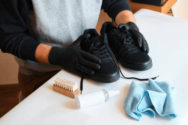 Rinse your sneakers.