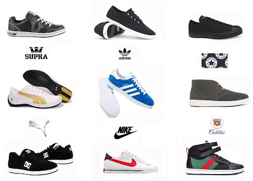 Popular sneaker brands