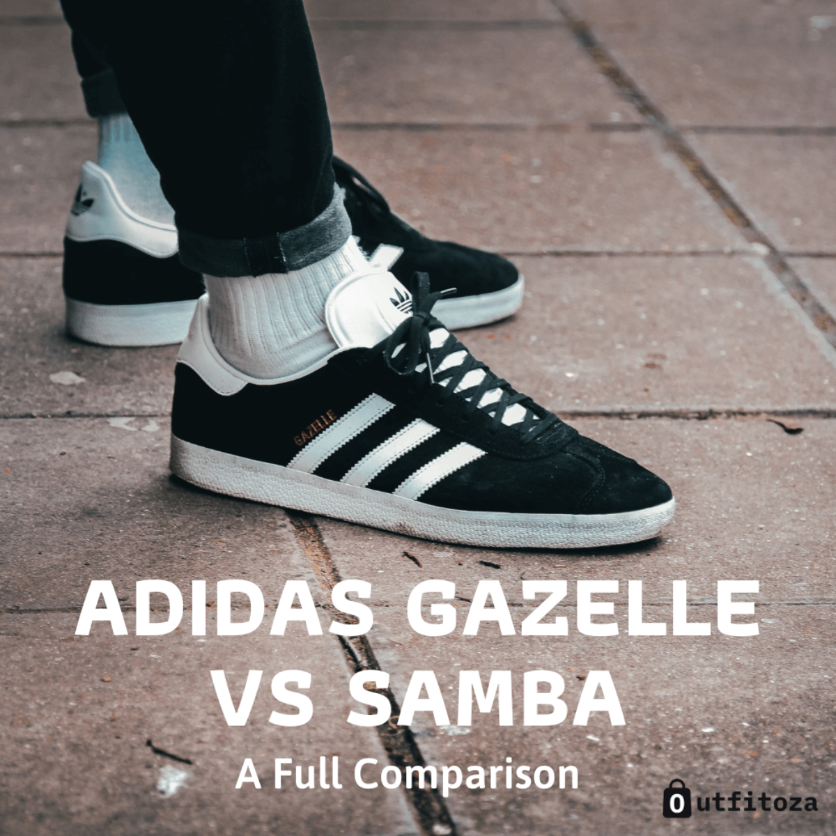 adidas gazelle on feet