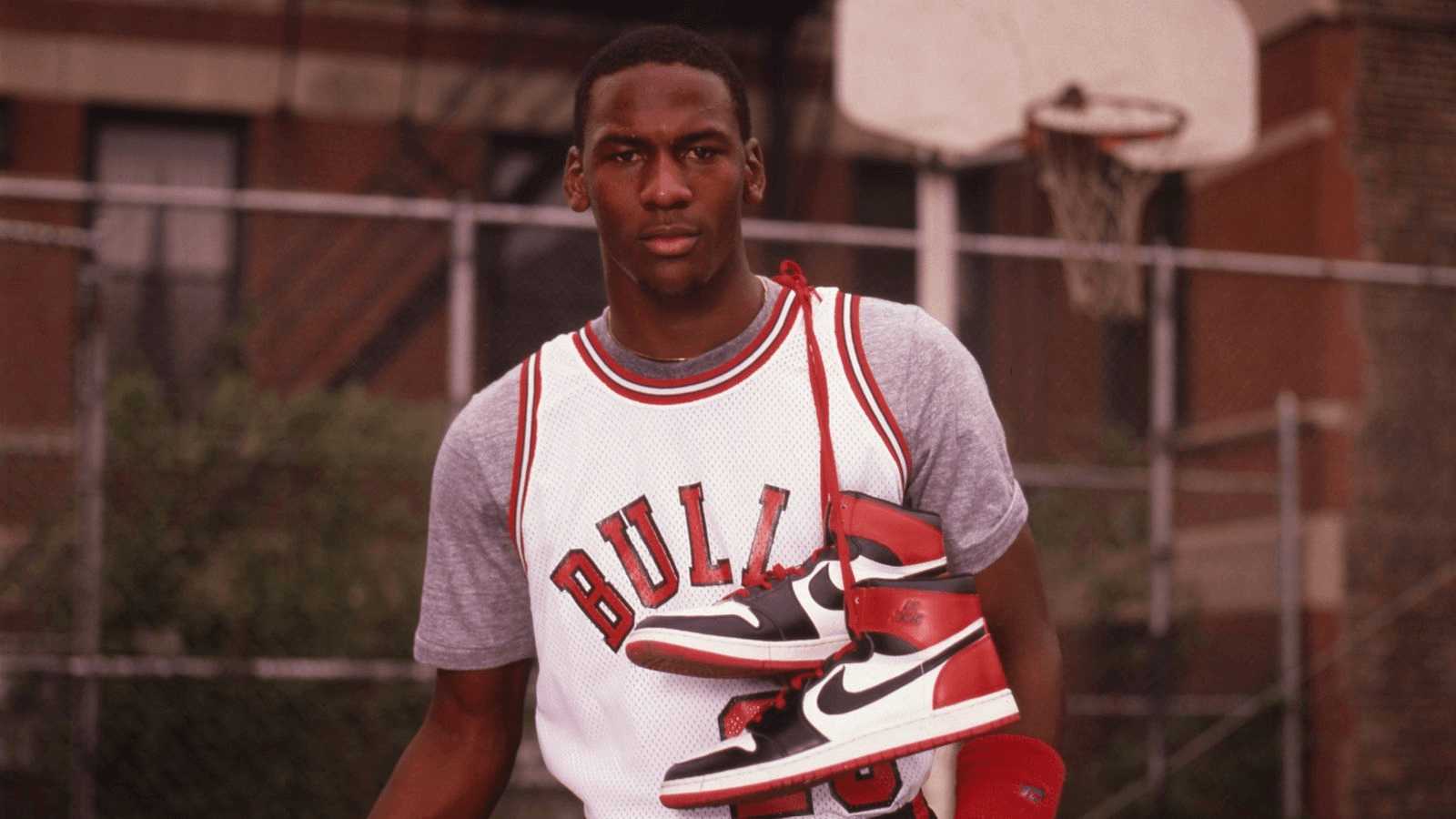 Famous basketball player MJ is the symbol of this shoe line