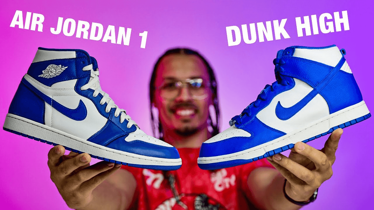 Reviews for using Nike Dunks or Jordan 1 from the famous Youtuber 