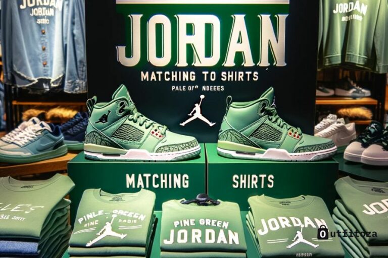 Pine Green Jordan matching to Shirts