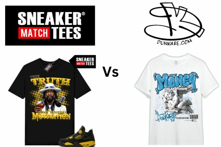 Dunkare vs sneaker match tees