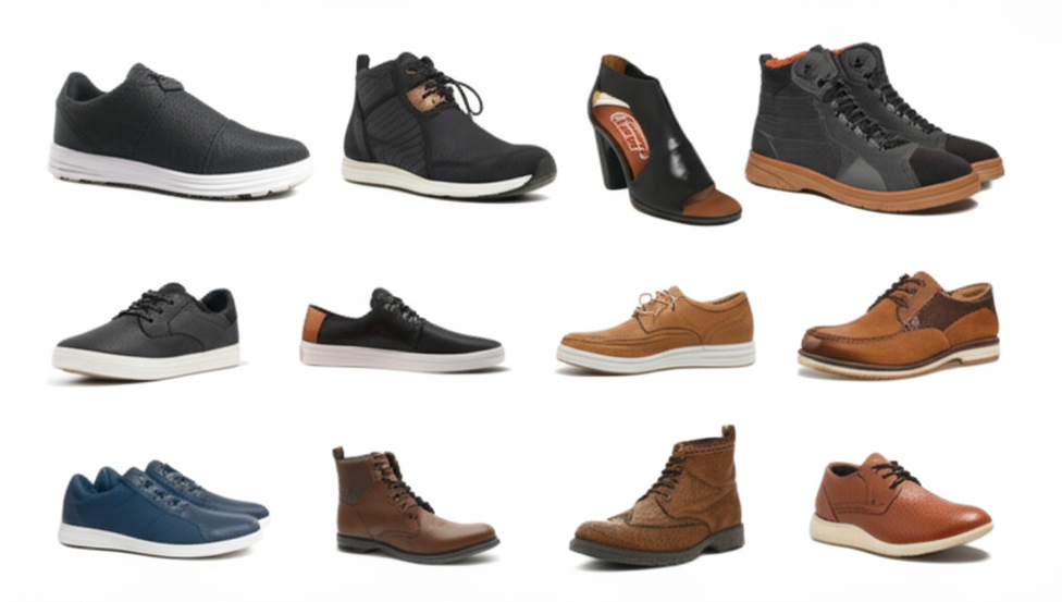 Image showing stylish footwear options compatible with custom orthotic insoles