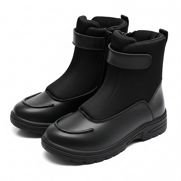 Winter-style orthopedic boots for diabetic women